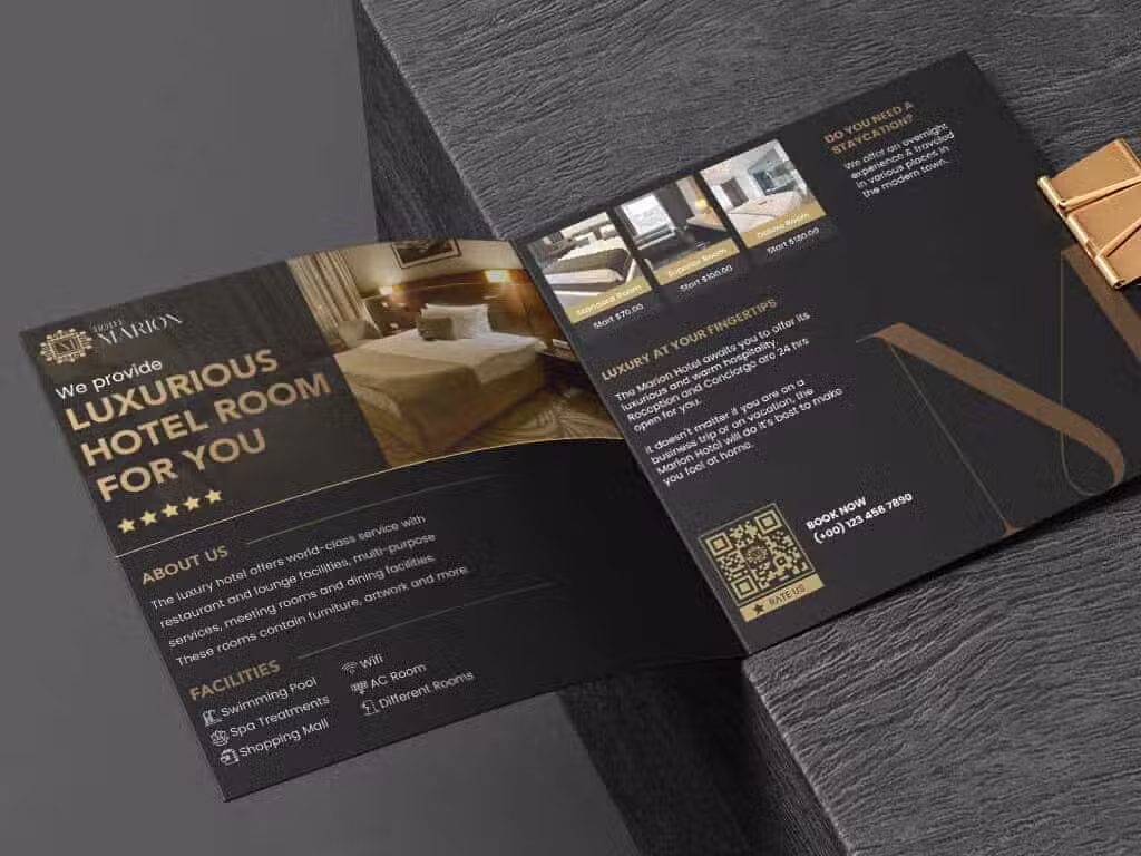 Codes QR pour les hôtels et les centres de villégiature