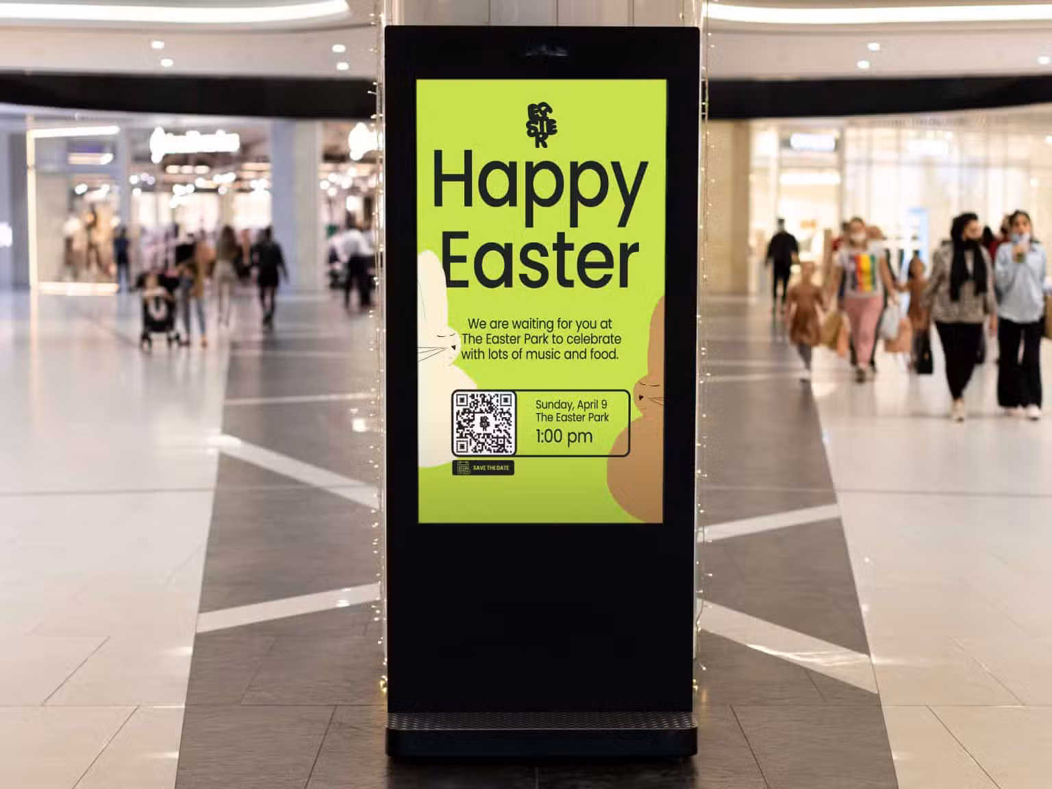 QR codes on Banners