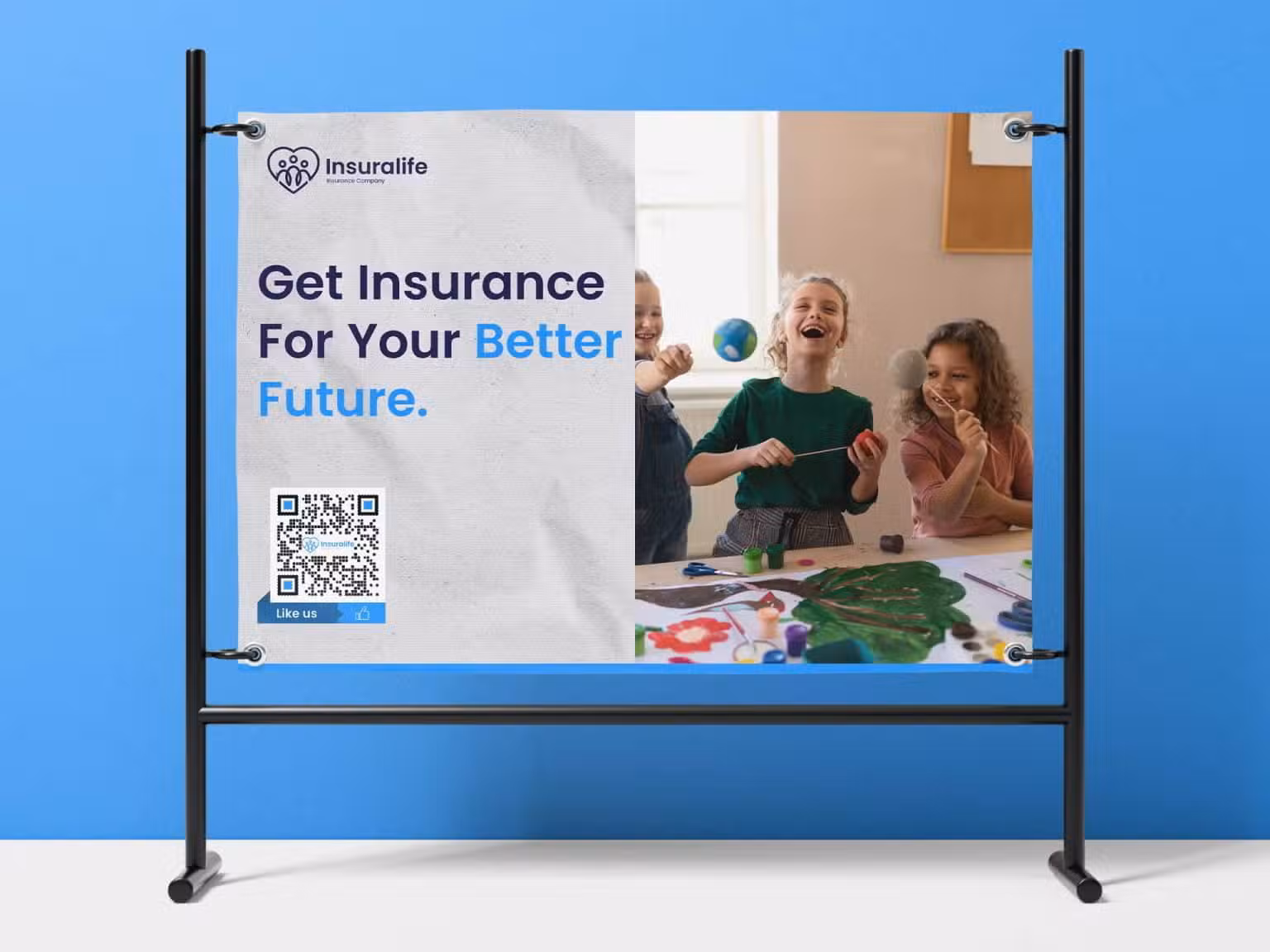 QR codes on Banners