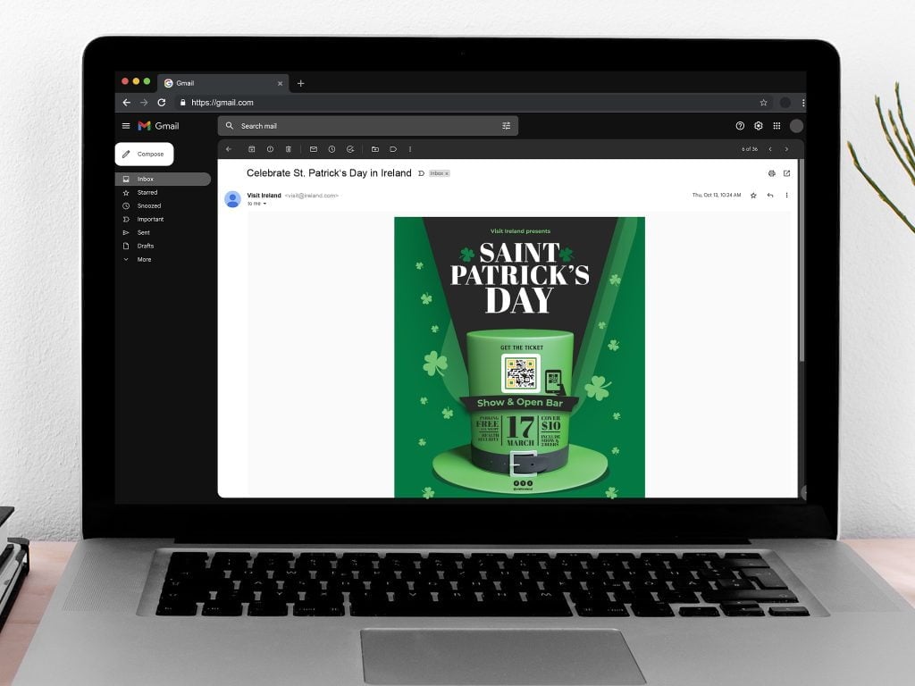 QR-Codes für den St. Patrick's Day
