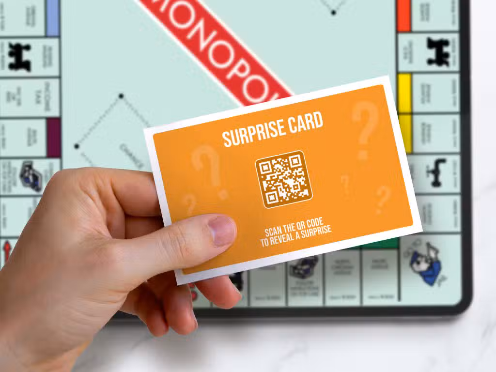 QR codes auf Tabletop-Spielen
