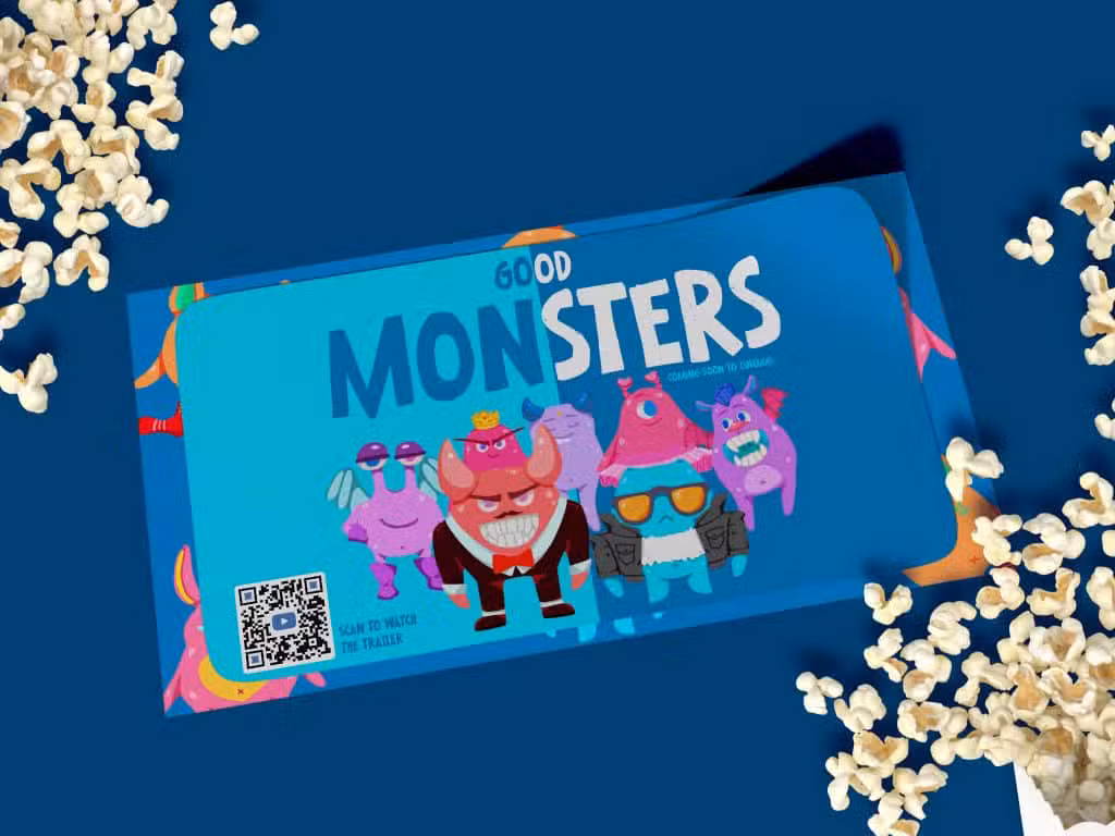 QR codes auf Etiketten oder Aufklebern