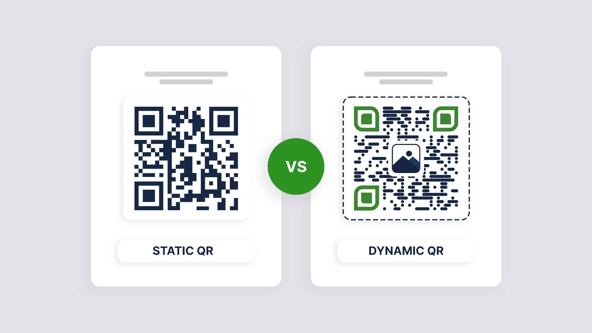 Statische vs Dynamische QR code
