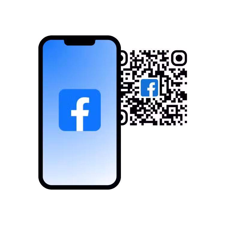 Facebook naar QR code