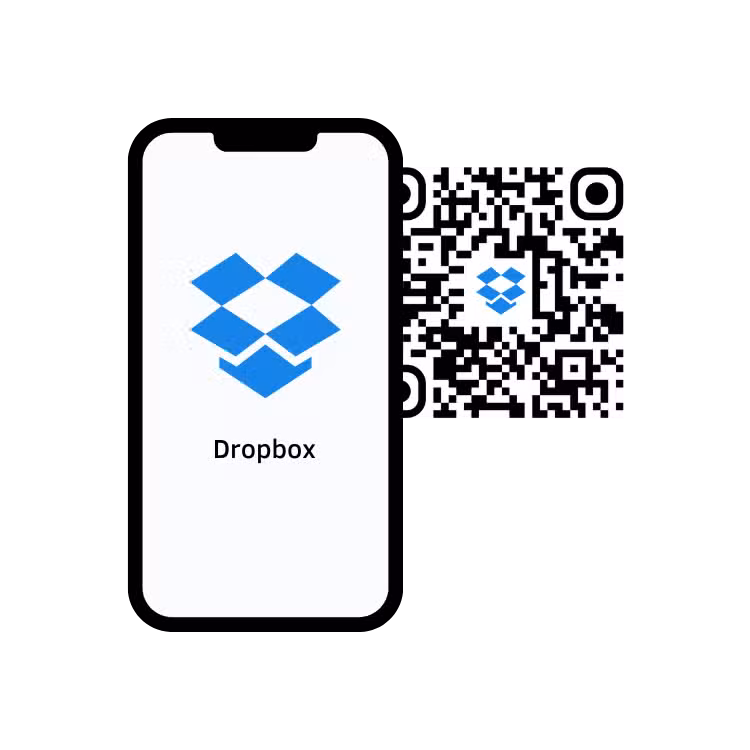 Dropbox a código QR