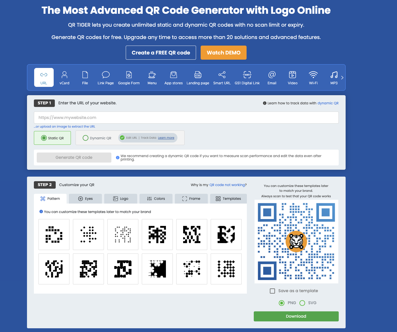 QR Tiger - QR Code Generator
