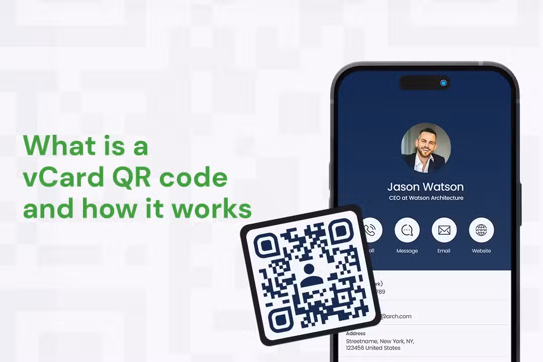 Qué es un código QR vCard y cómo funciona