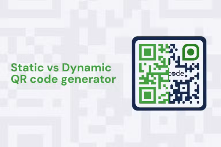 Static vs Dynamic QR code generator