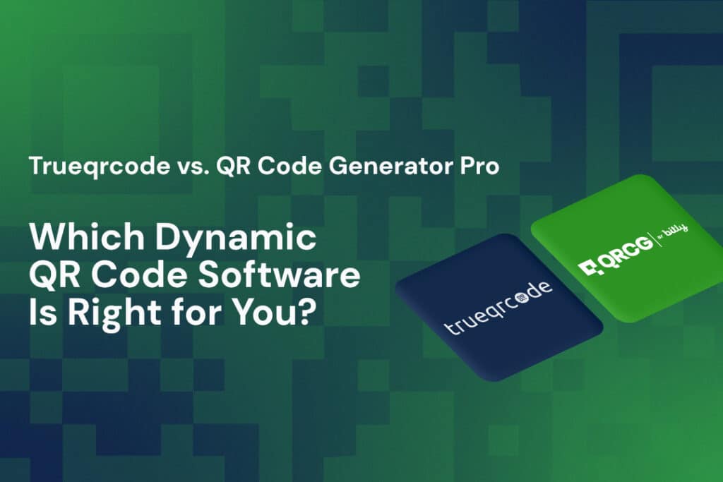 trueqrcode vs qr code generator pro comparison blog thumbnail