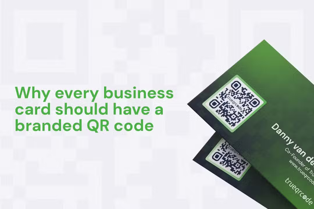 Why every business card should have a branded QR code