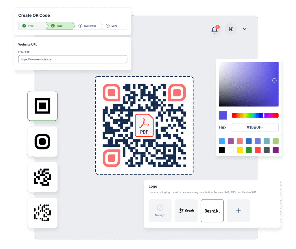 How to create a dynamic QR code