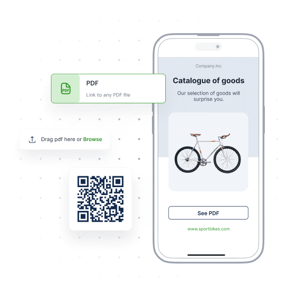 QR Code Type PDF QR code