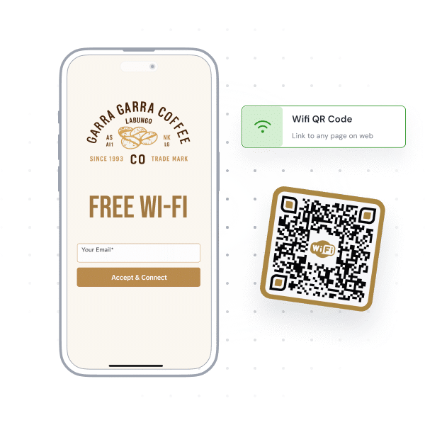 QR Code Type WiFi QR code