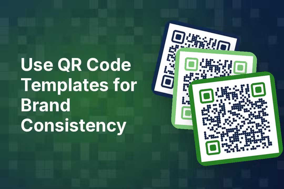 a green thumbnail that says use qr code templates for brand consistency